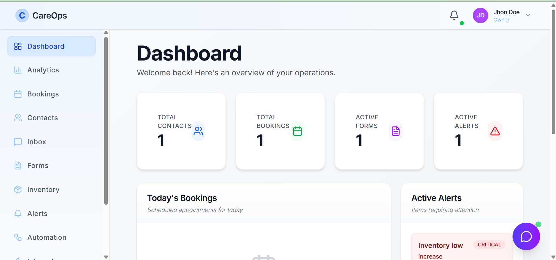 CareOps - Unified Operations Platform
