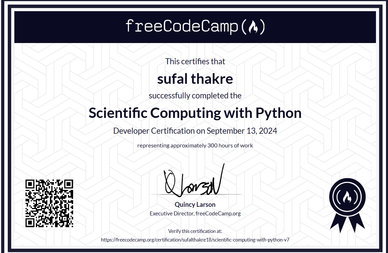 Certificate Thumbnail